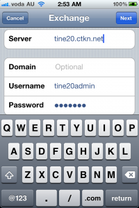 iPhone 4 Exchange ActiveSync iphone exchange activesync 200x300 Free PHP Groupware: How to install and configure Tine 2.0 with ActiveSync for Calendars and Contacts